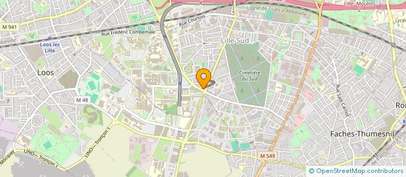localisation de l'entreprise VTC PORTE DU SUD à LILLE