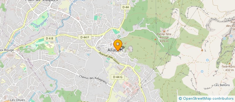 localisation de l'entreprise VTC PRESTIGE à ALLAUCH
