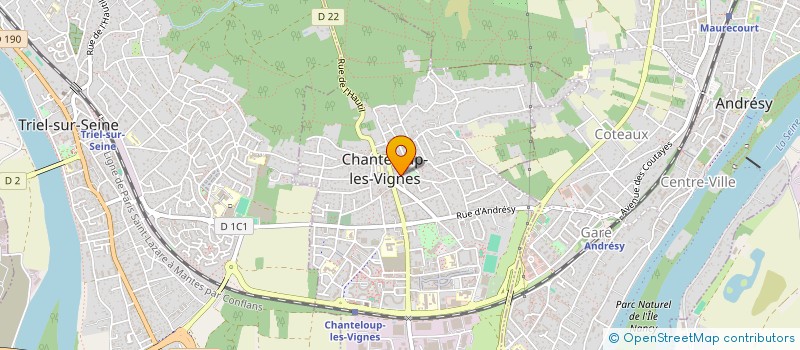 localisation de l'entreprise VTC PRESTIGE ABL  CHANTELOUP-LES-VIGNES