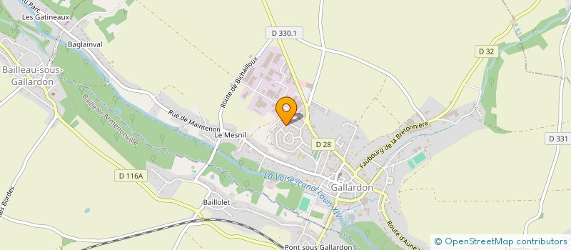 localisation de l'entreprise VTC PROTEG à GALLARDON