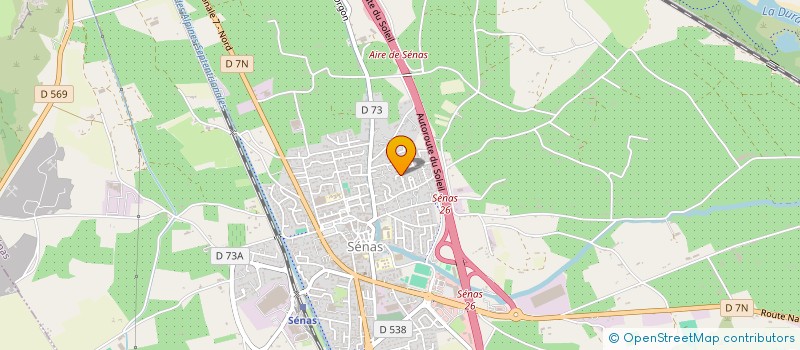 localisation de l'entreprise VTC PROVENCE à SENAS