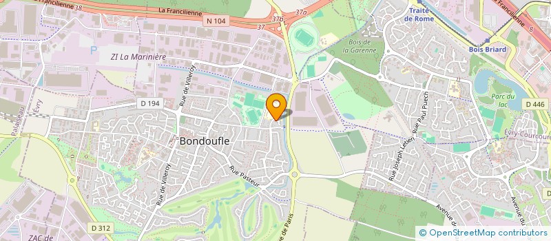 localisation de l'entreprise VTC RENITE  BONDOUFLE