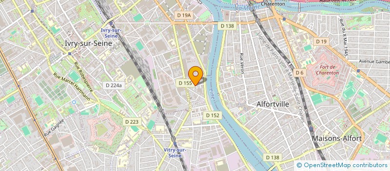 localisation de l'entreprise VTC RVNS  VITRY-SUR-SEINE