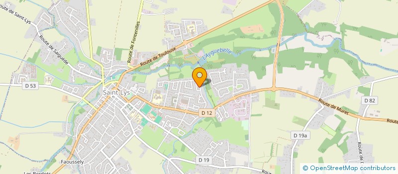 localisation de l'entreprise VTC SAINT-LYS  SAINT-LYS