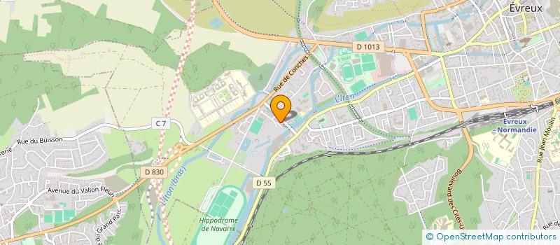 localisation de l'entreprise VTC-SBD à EVREUX