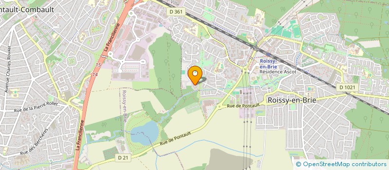 localisation de l'entreprise VTC SEARCH RESERVATION  ROISSY-EN-BRIE