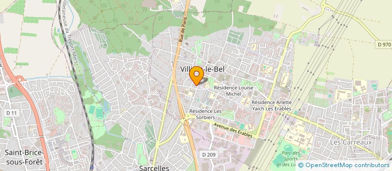 localisation de l'entreprise VTC SECURITE  VILLIERS-LE-BEL