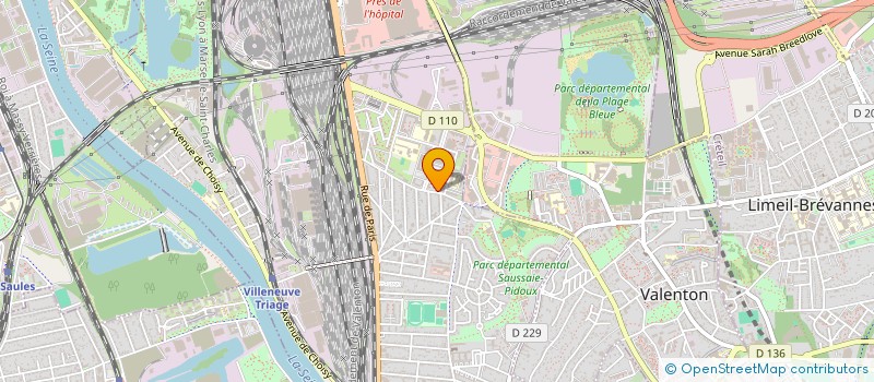 localisation de l'entreprise VTC SERVICES à VILLENEUVE-SAINT-GEORGES