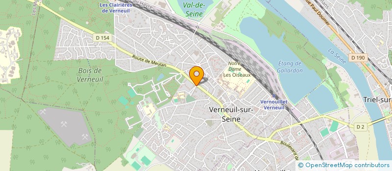 localisation de l'entreprise VTC SERVICES +  VERNEUIL-SUR-SEINE