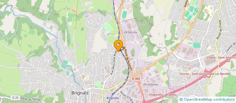 localisation de l'entreprise VTC SIXTY NINE  BRIGNAIS