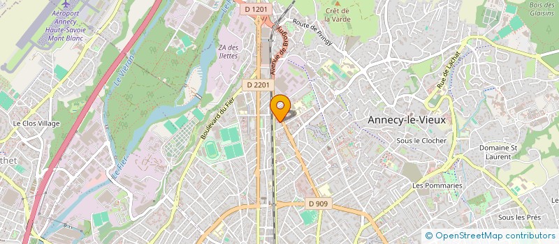 localisation de l'entreprise VTC SKID  ANNECY