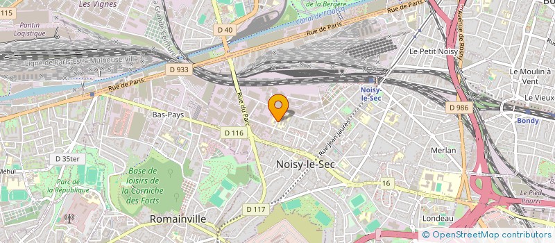 localisation de l'entreprise VTC SOFT DRIVE à NOISY-LE-SEC