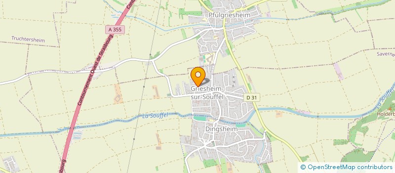 localisation de l'entreprise VTC STRASBOURG EUROPE  GRIESHEIM-SUR-SOUFFEL