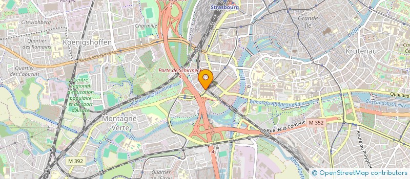 localisation de l'entreprise VTC STRASBOURGEOISE  STRASBOURG