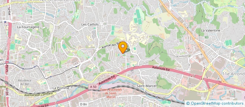 localisation de l'entreprise VTC SUD TRANSPORT à MARSEILLE