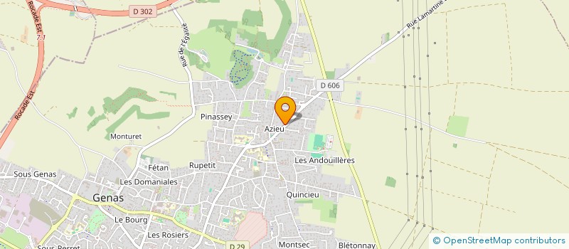 localisation de l'entreprise VTC TR 69 à GENAS