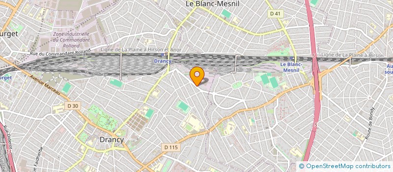 localisation de l'entreprise VTC TRANSPORT DRANCY  DRANCY