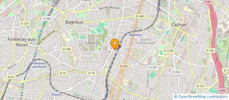 localisation de l'entreprise VTC TRANSZENE à BAGNEUX