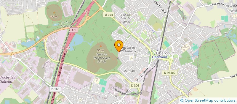 localisation de l'entreprise VTC2  LIBERCOURT