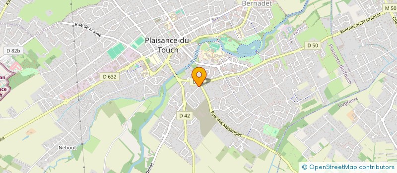 localisation de l'entreprise VTC23  PLAISANCE-DU-TOUCH