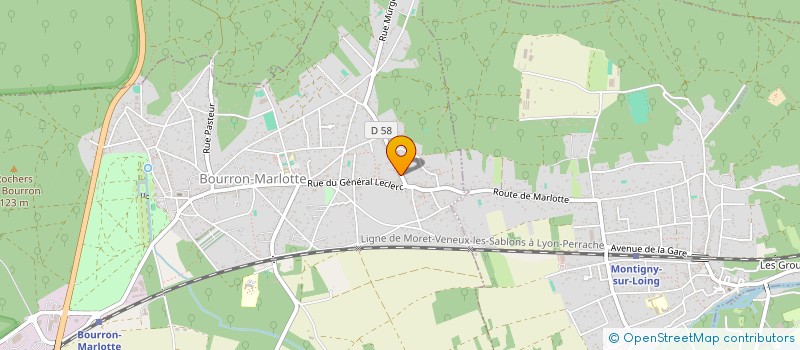 localisation de l'entreprise VTC2GO  BOURRON-MARLOTTE