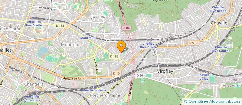 localisation de l'entreprise VTC5 à VERSAILLES