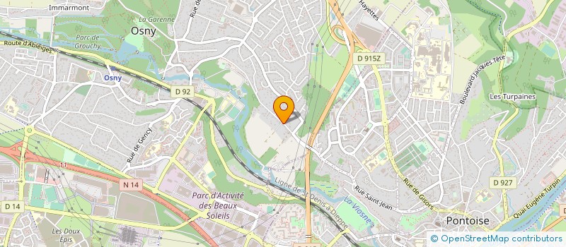 localisation de l'entreprise VTCAR  OSNY