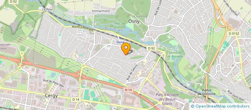 localisation de l'entreprise VTCCLASS  OSNY