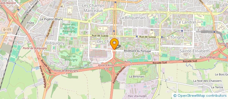 localisation de l'entreprise VTCE  RENNES