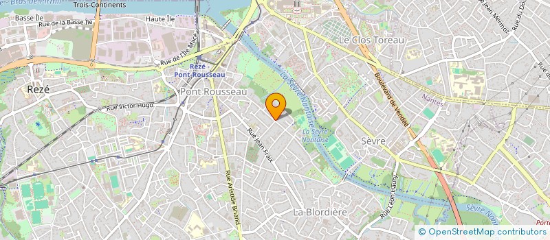 localisation de l'entreprise VTCENTER  REZE