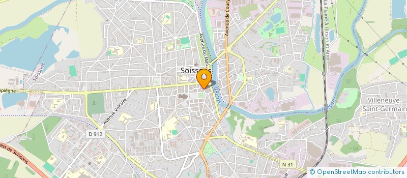 localisation de l'entreprise VTCHM à SOISSONS