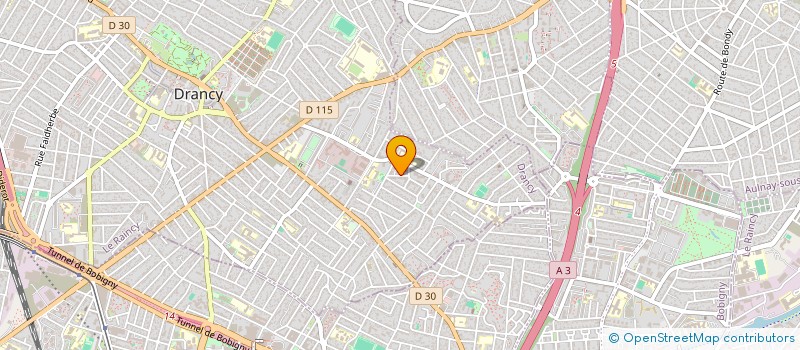 localisation de l'entreprise VTCITY à DRANCY