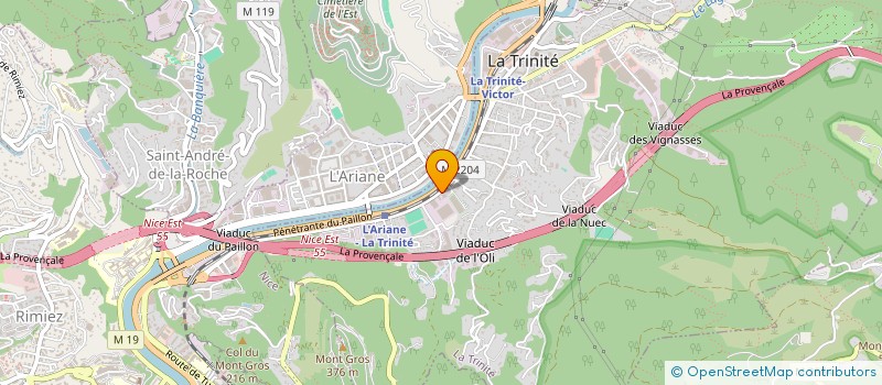 localisation de l'entreprise VTCLIC&GO à LA TRINITE
