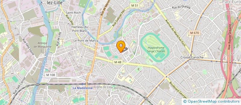 localisation de l'entreprise VTCMARCQEXPRESS à MARCQ-EN-BARŒUL