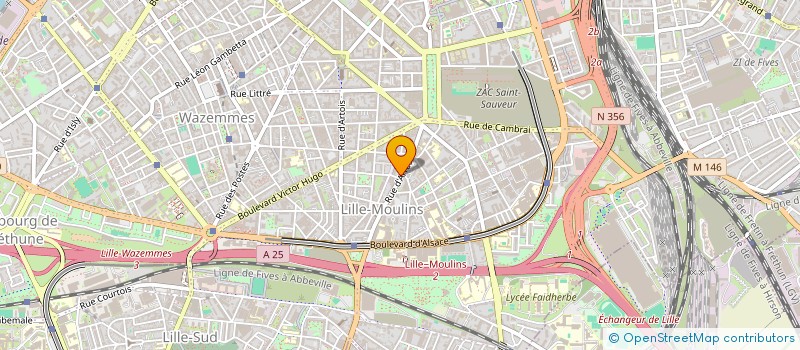 localisation de l'entreprise VTCREPIN  LILLE