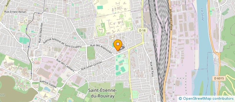 localisation de l'entreprise VTCROUEN.COM  SAINT-ETIENNE-DU-ROUVRAY