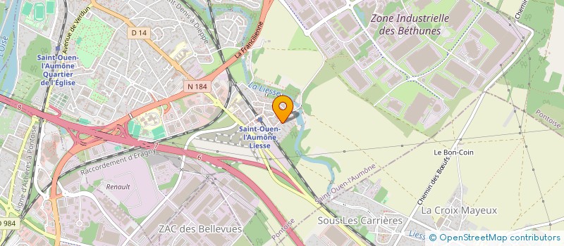 localisation de l'entreprise VTCUP  SAINT-OUEN-L'AUMONE