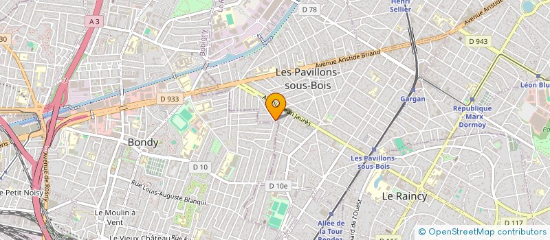 localisation de l'entreprise VTCYRIL à LES PAVILLONS-SOUS-BOIS