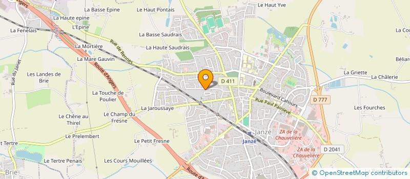 localisation de l'entreprise VTD  JANZE