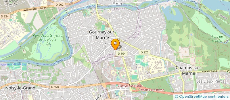 localisation de l'entreprise VTD CONSULTING à GOURNAY-SUR-MARNE