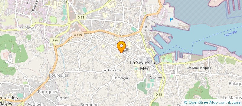 localisation de l'entreprise VTE 83 à LA SEYNE-SUR-MER