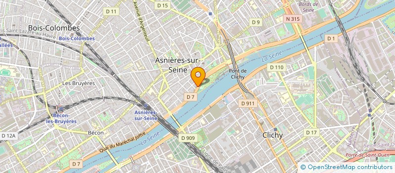 localisation de l'entreprise VTE REPAR MATER DIESEL ELECT à ASNIERES-SUR-SEINE