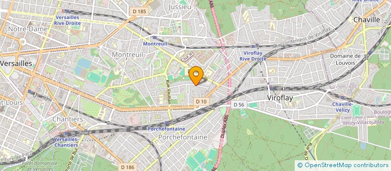 localisation de l'entreprise VTEAM à VERSAILLES