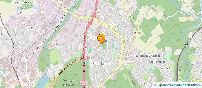 localisation de l'entreprise VTEC à LIMOGES