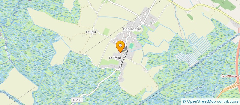 localisation de l'entreprise VTF  BEAUGEAY