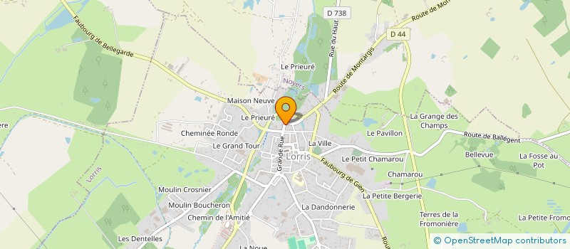 localisation de l'entreprise VTFIRST à LORRIS