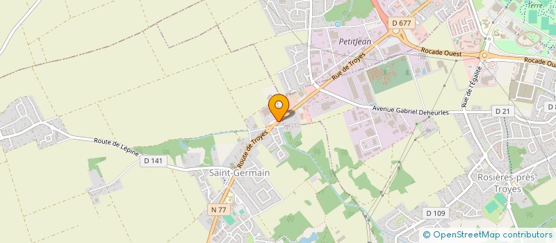 localisation de l'entreprise VTG HOLDING  SAINT-GERMAIN