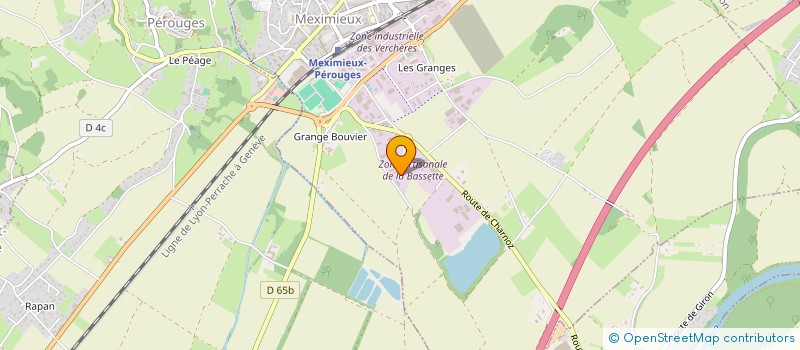localisation de l'entreprise VTH à MEXIMIEUX