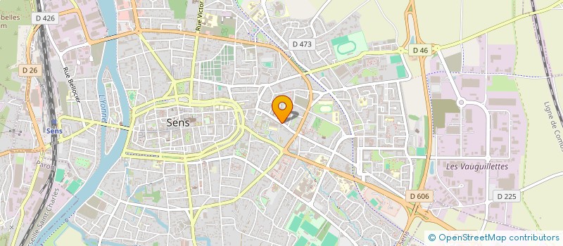 localisation de l'entreprise VTH 89 à SENS