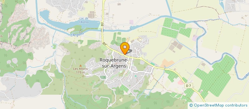 localisation de l'entreprise VTI à ROQUEBRUNE-SUR-ARGENS